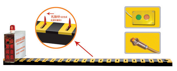 巧家县V3嵌入式闯岗自动扎胎器/阻车器